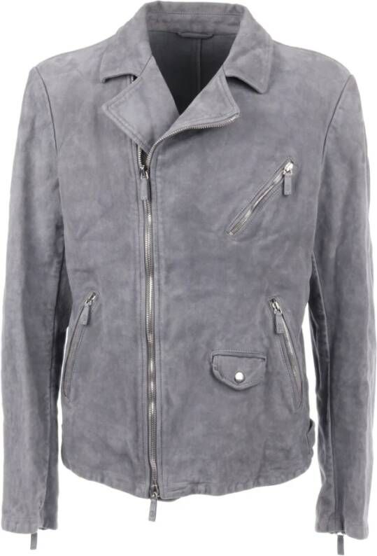 Giorgio Armani Light Jackets Grijs Heren