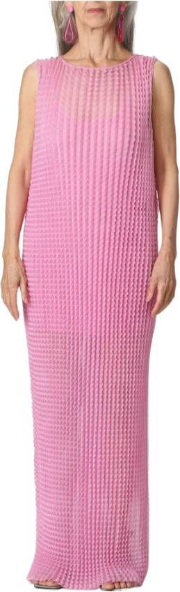 Giorgio Armani Maxi Dresses Roze Dames