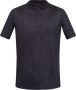 Giorgio Armani Blauw Poloshirt voor Mannen Blue Heren - Thumbnail 1