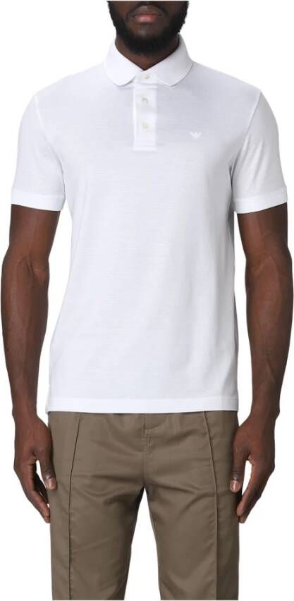 Giorgio Armani Polo Shirt Wit Heren