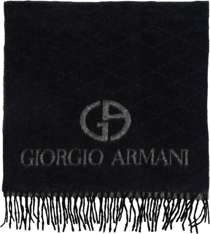 Giorgio Armani Scarves Blauw Heren