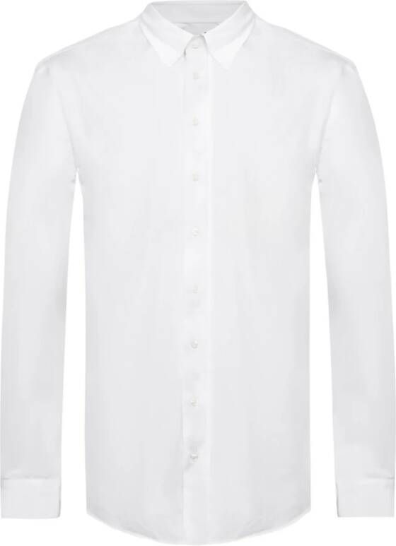 Giorgio Armani Shirt met snap kraag White Heren