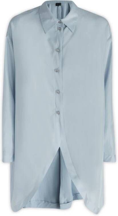 Giorgio Armani Shirts Blauw Dames