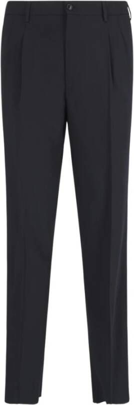 Giorgio Armani Slim-fit Trousers Zwart Heren
