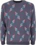 Giorgio Armani Sweatshirt Purple Heren - Thumbnail 1