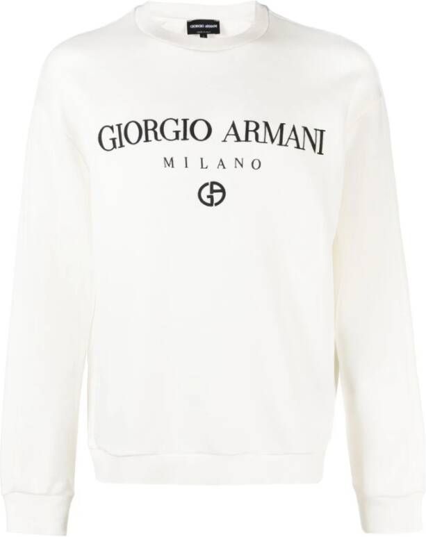 Giorgio Armani Sweatshirt White Heren
