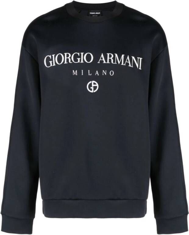 Giorgio Armani Sweatshirt Zwart Heren