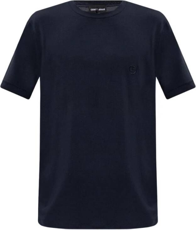 Giorgio Armani t-shirt Blauw Heren