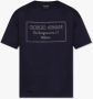 Giorgio Armani T-shirt met logo Blauw Heren - Thumbnail 1