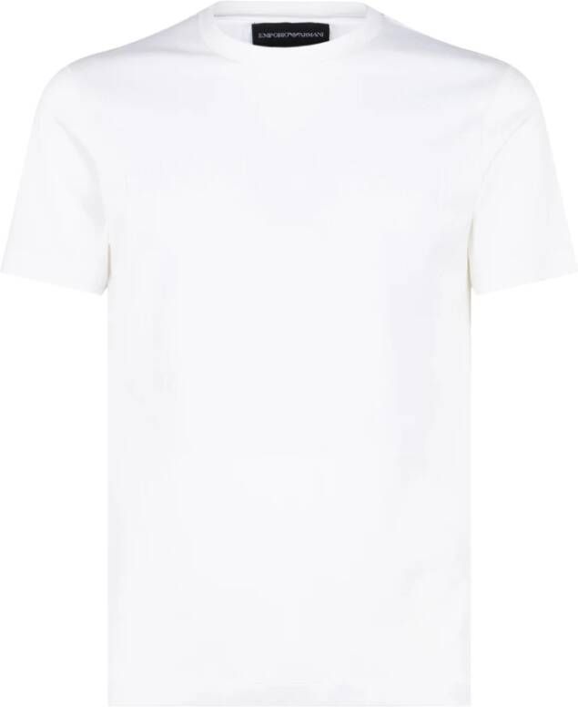 Emporio Armani T-Shirts Stijlvolle Collectie White Heren