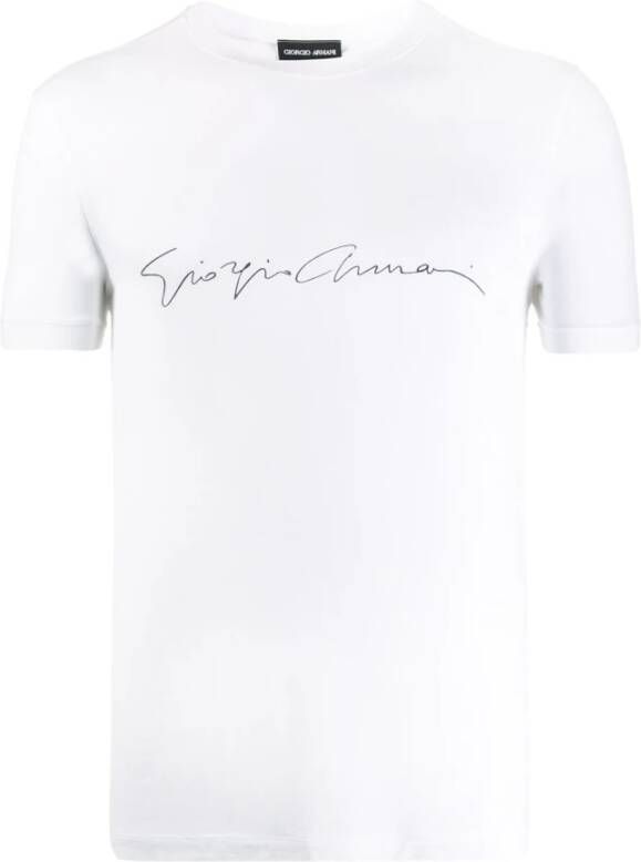Giorgio Armani t-shirt White Heren