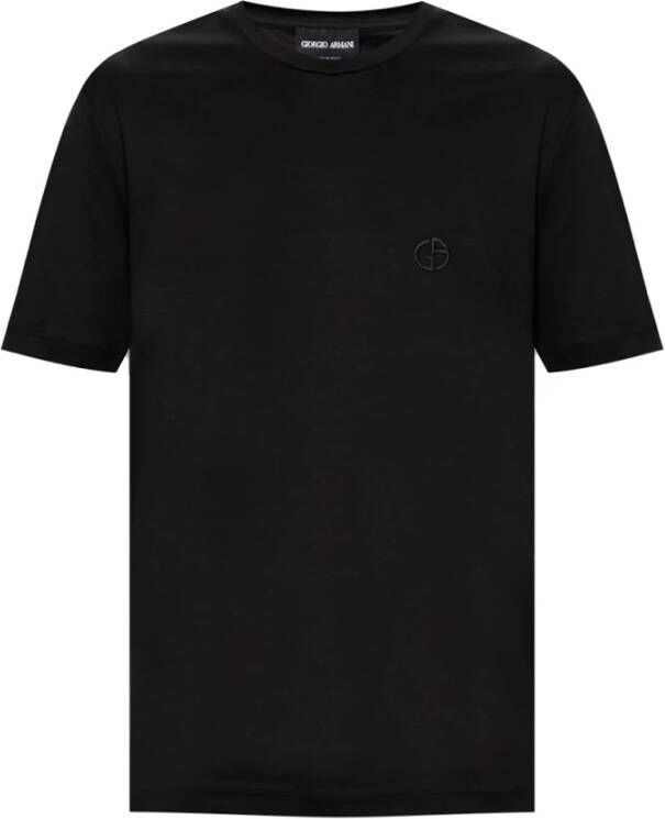Giorgio Armani T-shirts Zwart Heren
