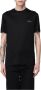 Emporio Armani Zwart Logo T-shirt Katoen Lyocell Mix Black Heren - Thumbnail 1