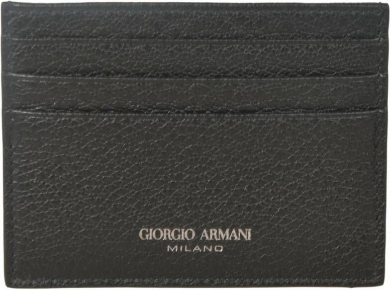 Giorgio Armani Wallets & Cardholders Zwart Heren