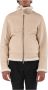 Giorgio Brato Leren Jas met Shearling Voering Beige Heren - Thumbnail 1