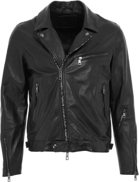 Giorgio Brato Men Clothing Jackets Coats Black Noos Zwart Heren