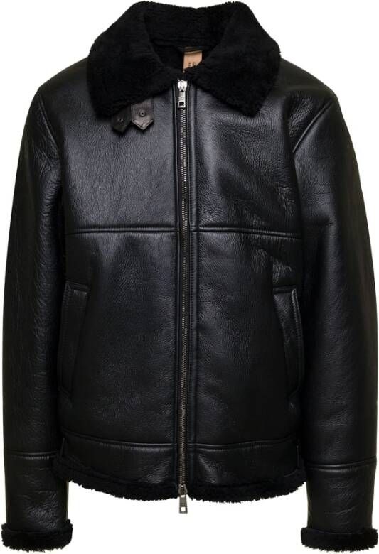 Giorgio Brato Vintage Zwarte Jassen YSL Stijl Zwart Heren