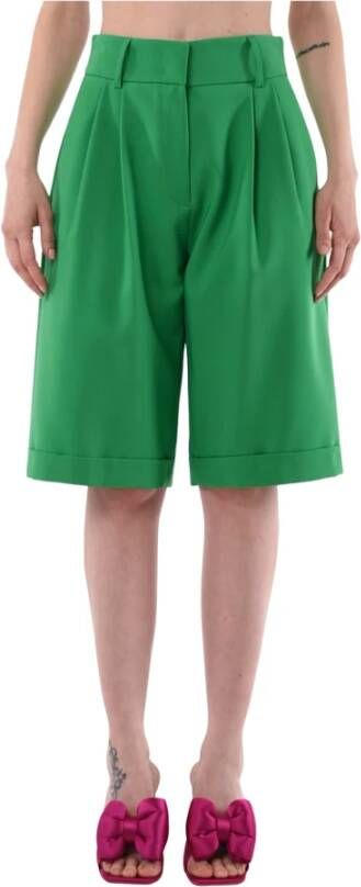 Giulia N Couture Casual Shorts Groen Dames