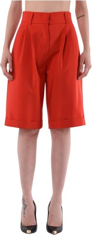 Giulia N Couture Casual Shorts Rood Dames