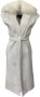 Giulia N Couture Coats White Dames - Thumbnail 3