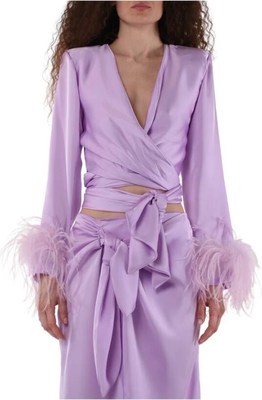 Giulia N Couture Shirts Paars Dames