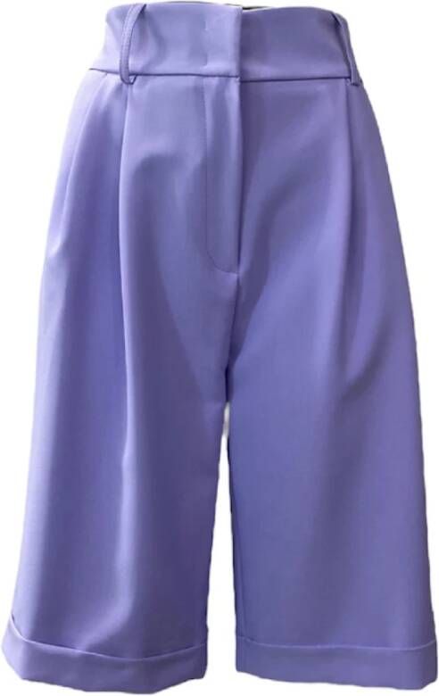 Giulia N Couture Shorts Purple Dames