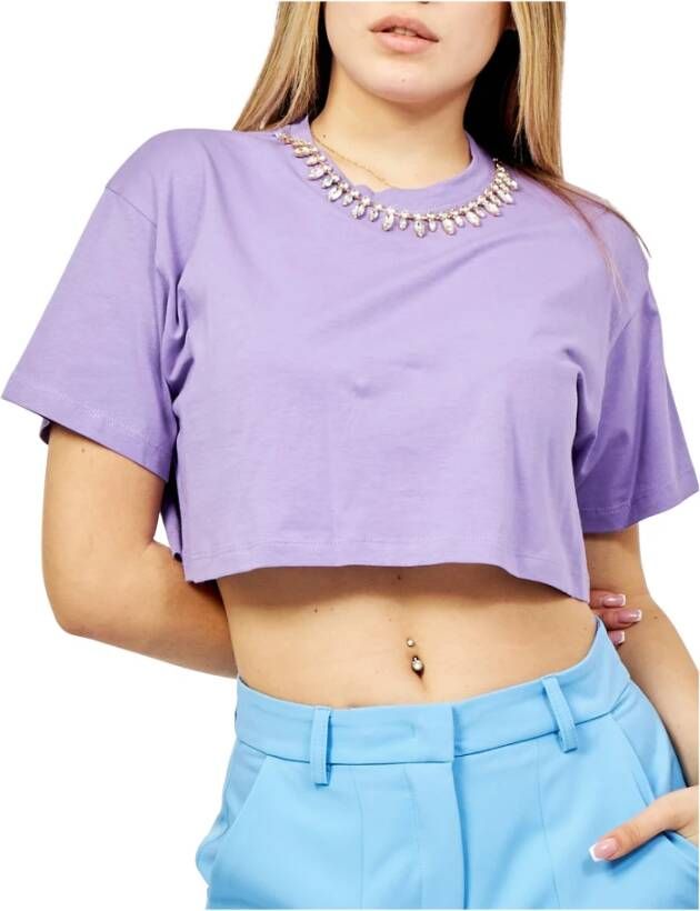 Giulia N Couture T-Shirts Paars Dames
