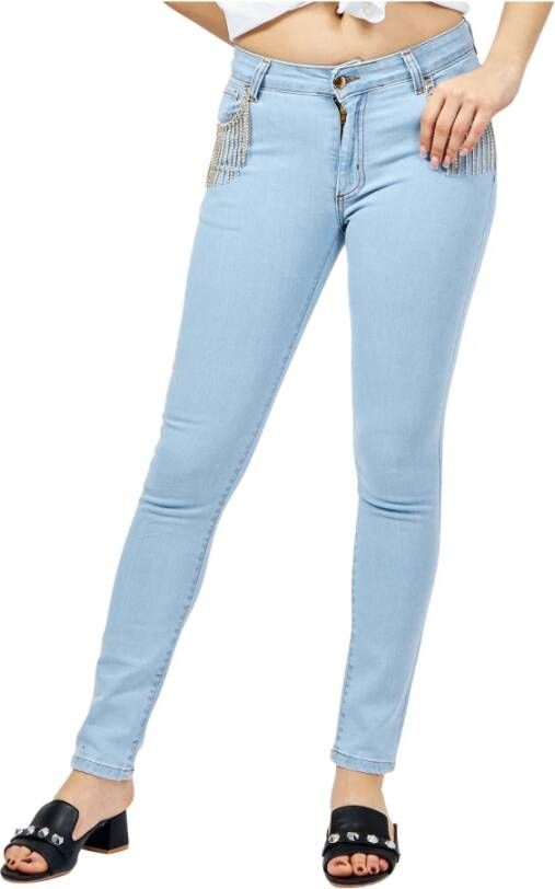 Giulia N Couture Trousers Blauw Dames