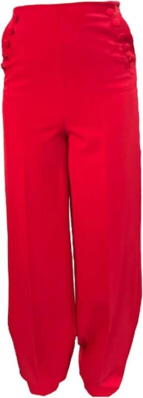 Giulia N Couture Trousers Rood Dames