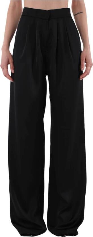 Giulia N Couture Wide Trousers Zwart Dames