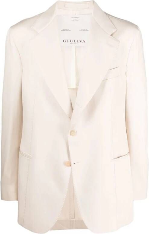 Giuliva Heritage Blazerjas Beige Heren