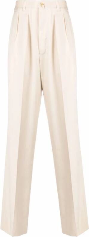 Giuliva Heritage Straight Trousers Beige Heren