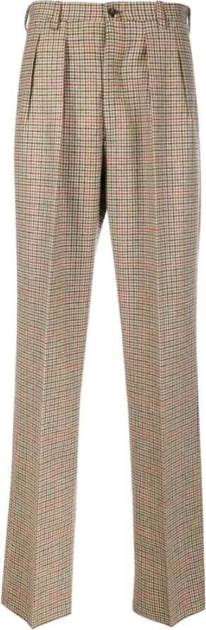 Giuliva Heritage Wide Trousers Bruin Heren