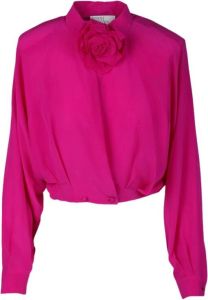 Giuseppe Di Morabito Geknipt Overhemd met Decoratieve Speld Roze Dames