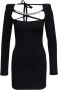 Giuseppe Di Morabito Jersey -jurk met kettingdetail Zwart Dames - Thumbnail 1