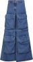 Giuseppe Di Morabito Wide Jeans Blauw Dames - Thumbnail 1
