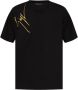 Giuseppe zanotti T-shirt met logo Zwart Heren - Thumbnail 1