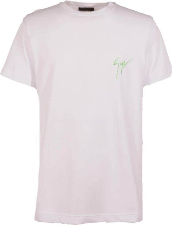 Giuseppe zanotti T-shirt Wit Heren