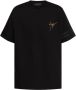Giuseppe zanotti Logo Geborduurd T-shirt Black Heren - Thumbnail 1