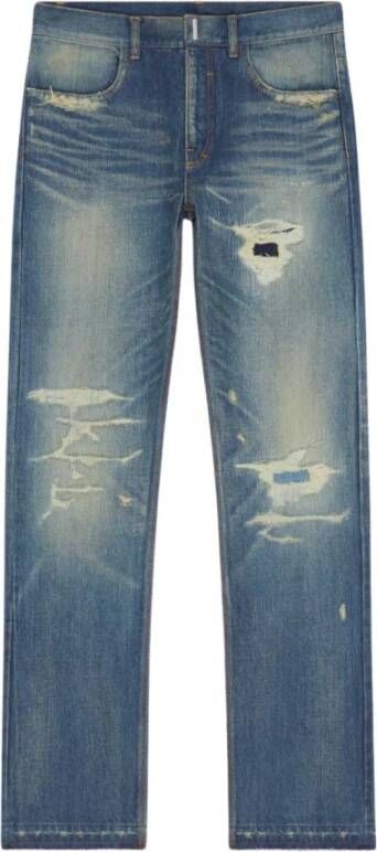 Givenchy 452 Lichtblauwe Straight Fit Jeans Blauw Heren