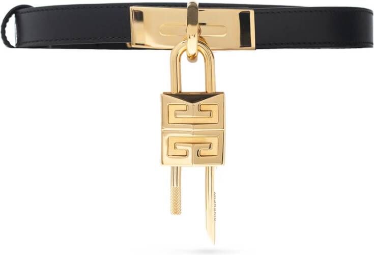 Givenchy 4G Hangslot Riem Zwart Dames
