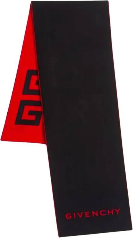 Givenchy 4G -logo gebreide sjaal Zwart Heren