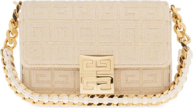 Givenchy 4G Small schoudertas Beige Dames