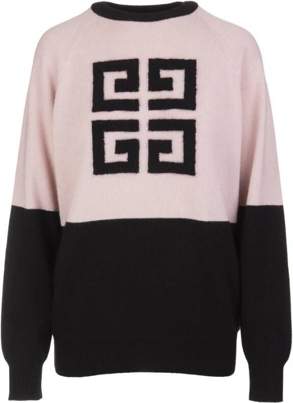 Givenchy Round-neck Knitwear Roze Dames