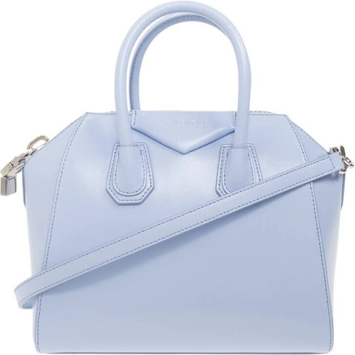 Givenchy Mini Antigona Crossbody Tas Baby Blauw Blue Dames
