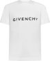 Givenchy Archetype Print Slim Fit T-Shirt White Heren - Thumbnail 1