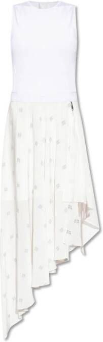 Givenchy Asymmetrische jurk White Dames