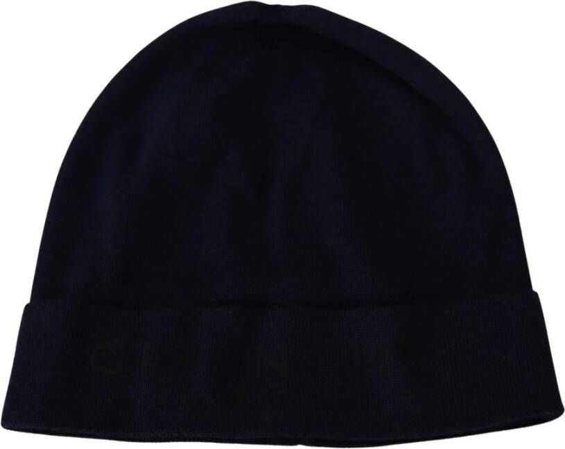 Givenchy Beanie Winter Hat Blauw Dames