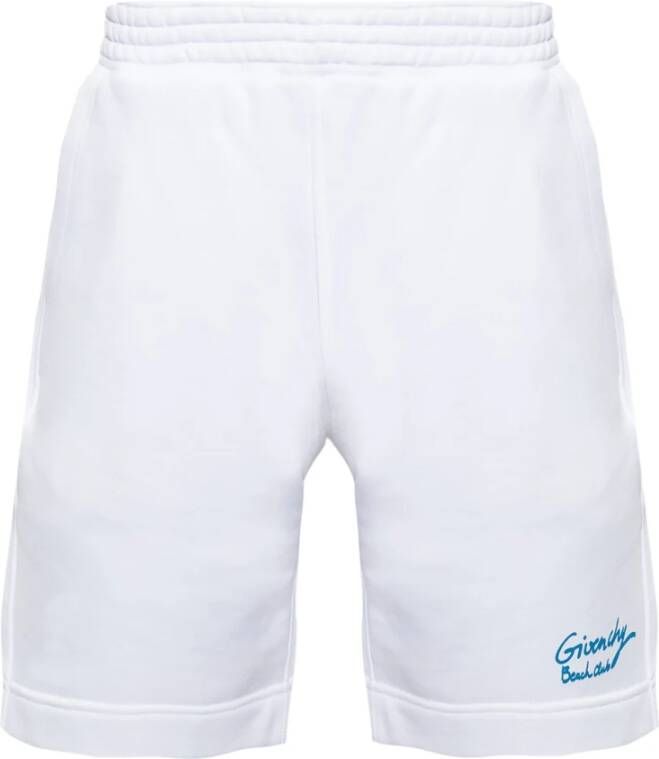Givenchy Bedrukte shorts White Heren
