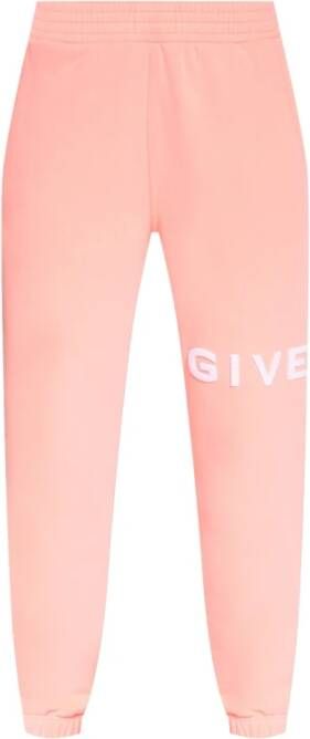 Givenchy Roze Contrasterende Sweatpants voor Vrouwen Roze Dames